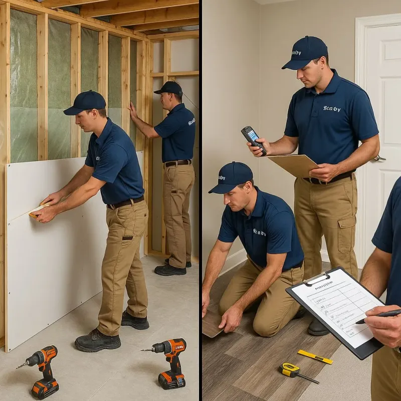 Repairs and Reconstruction process in Wilson, OK